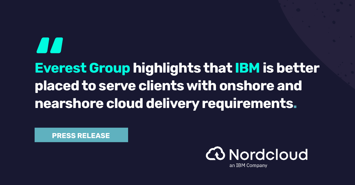 IBM named a Leader in Everest Group Cloud Services PEAK Matrix