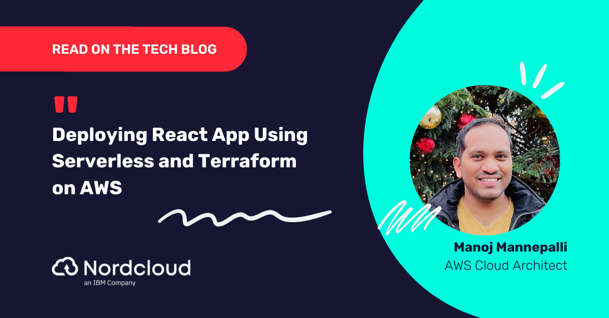 Deploying React App Using Serverless and Terraform on AWS