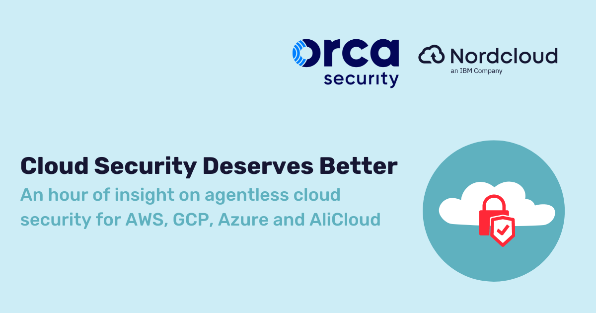 Cloud Security Deserves Better